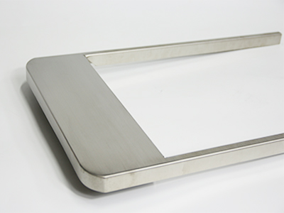 Stainlesssteel brushedsatin finish