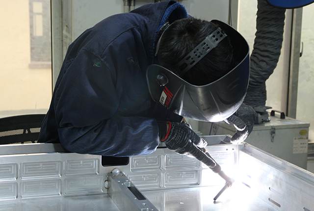 Sheet metal welding service — MIG welding