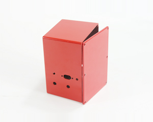 Stamped metal panel component