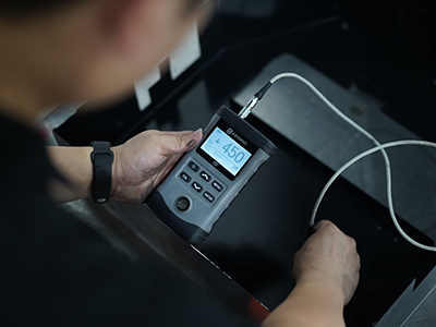 Sheet metal quality inspection step