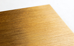 Brass C260 sheet metal sample