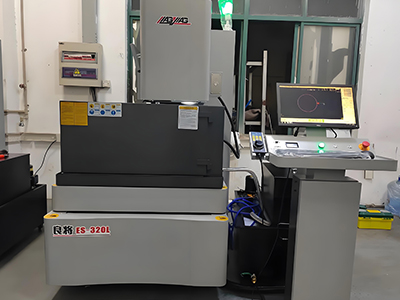 EDM wire cutting CNC operation